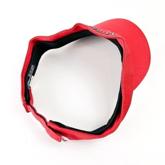 Callaway Golf Mens Liquid Metal Visor Collection Headwear Red Black One Size - Picture 5 of 7